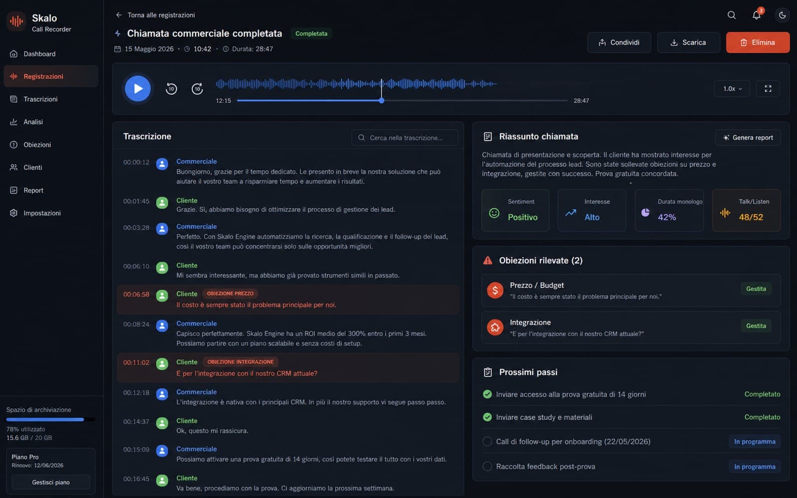 Call Recorder & Quality Analyzer screenshot 2
