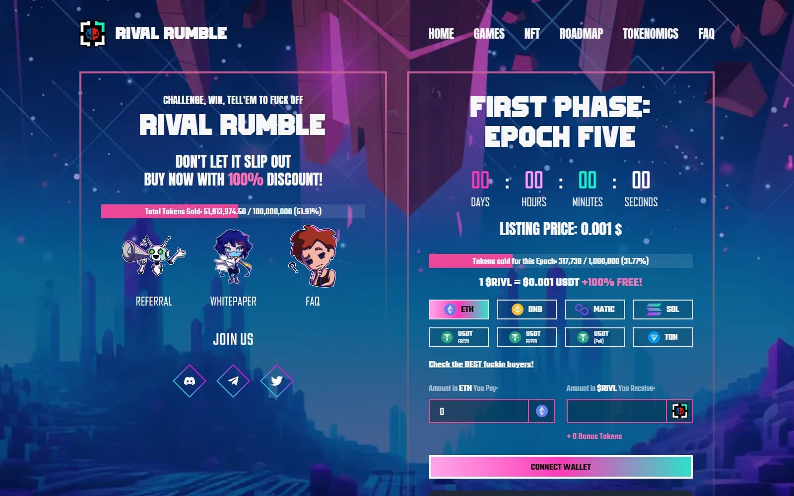 Copertina Rival Rumble Game Experience