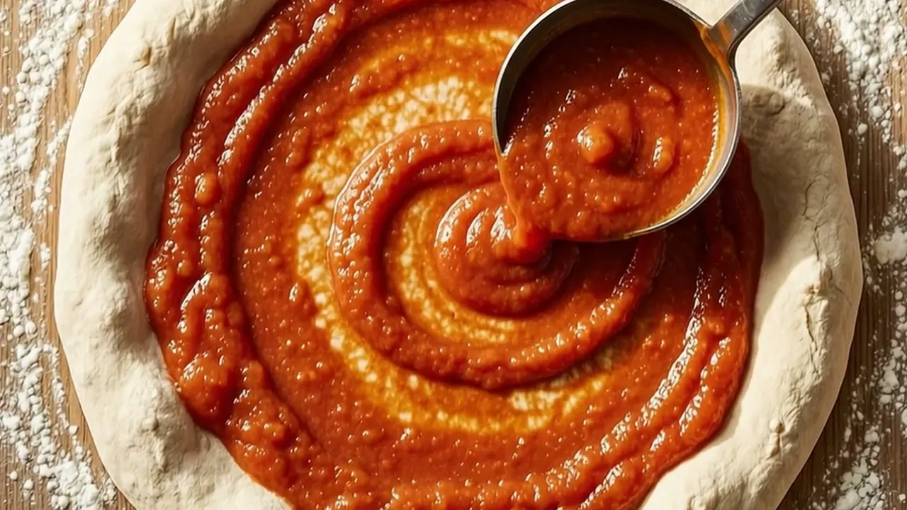Foto del titolare: il pomodoro steso sulla pizza
